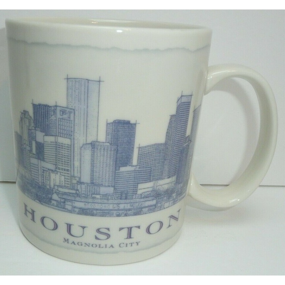 Starbucks Houston Architecture Series Coffee Cup City Mug Collector Architect TX